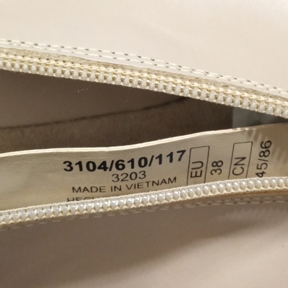 Zara Beige Square Toe Lace-Up Block Heel Ankle Boots Women’s Size 7.5 (38) - Picture 7 of 7